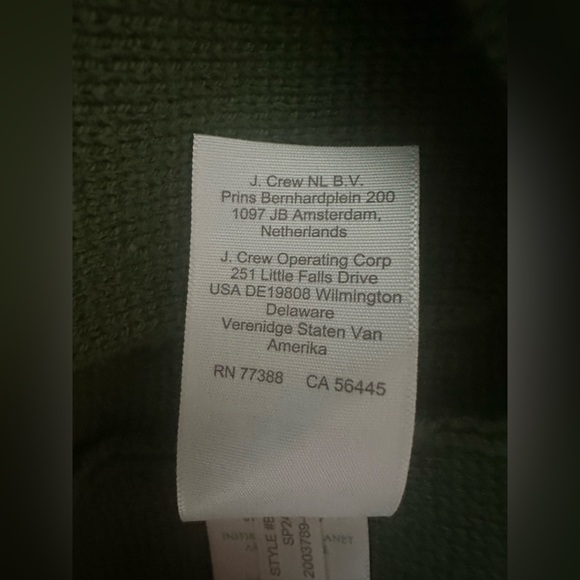 J Crew Women’s Green 100% Cotton Button-Up Cardigan Sweater Size XS - Picture 8 of 8